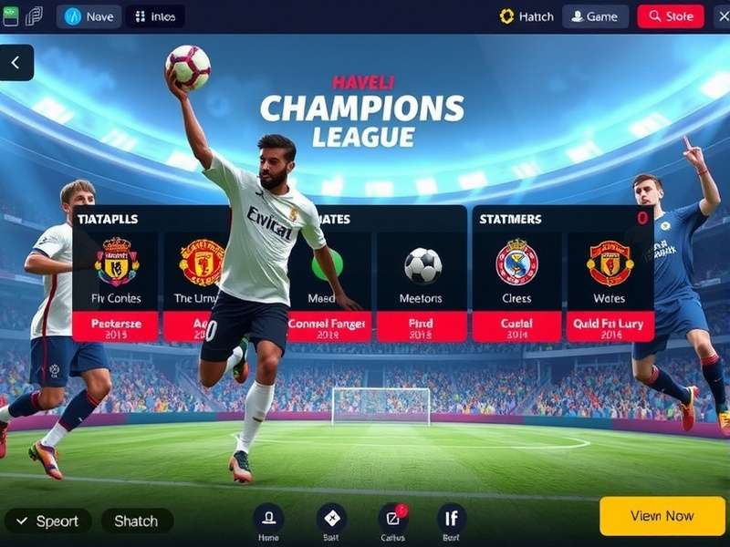 Haveli Champions League Tournament Interface